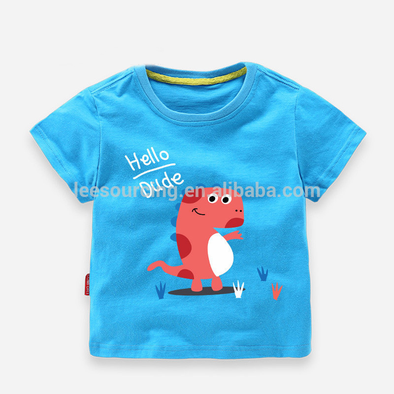 Vaikų Boutique drabužių naują medvilnės berniukų vaikams marškinėliai dizainas