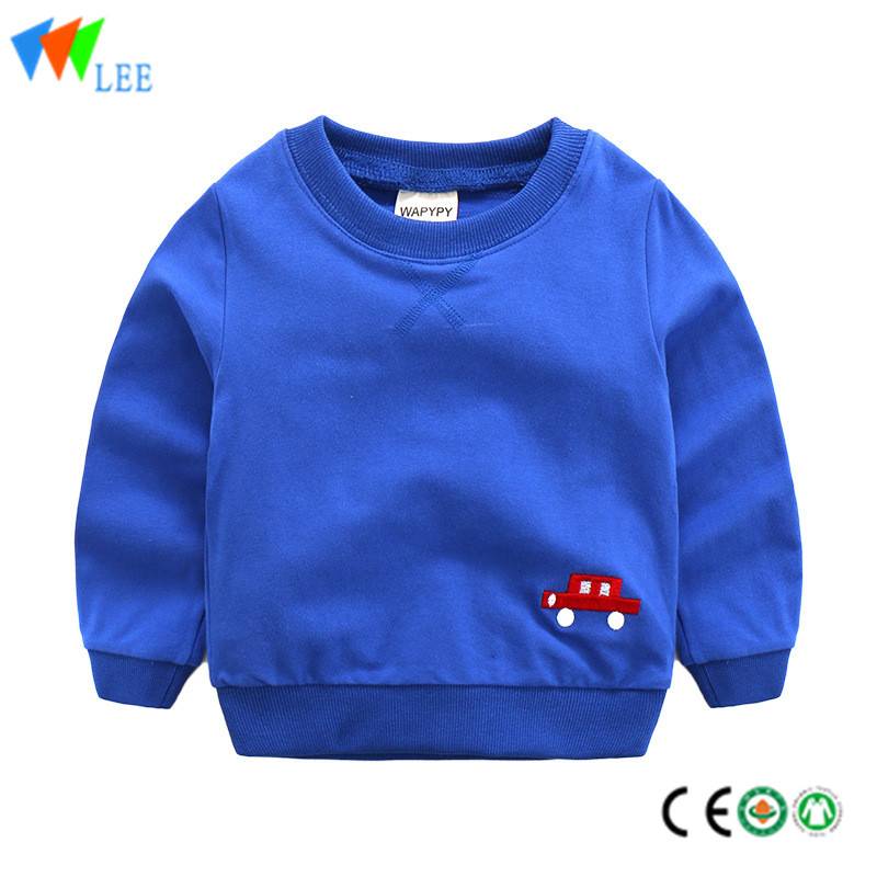 Cotton Baby Sweatshirt Custom Printing Kids Sweatshirt Pagbuburda Bata Top