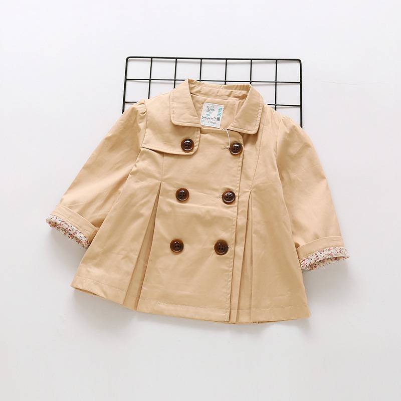 Latest Design Breathable Girls Jacket Baby Outfit Cotton Coats For Kids