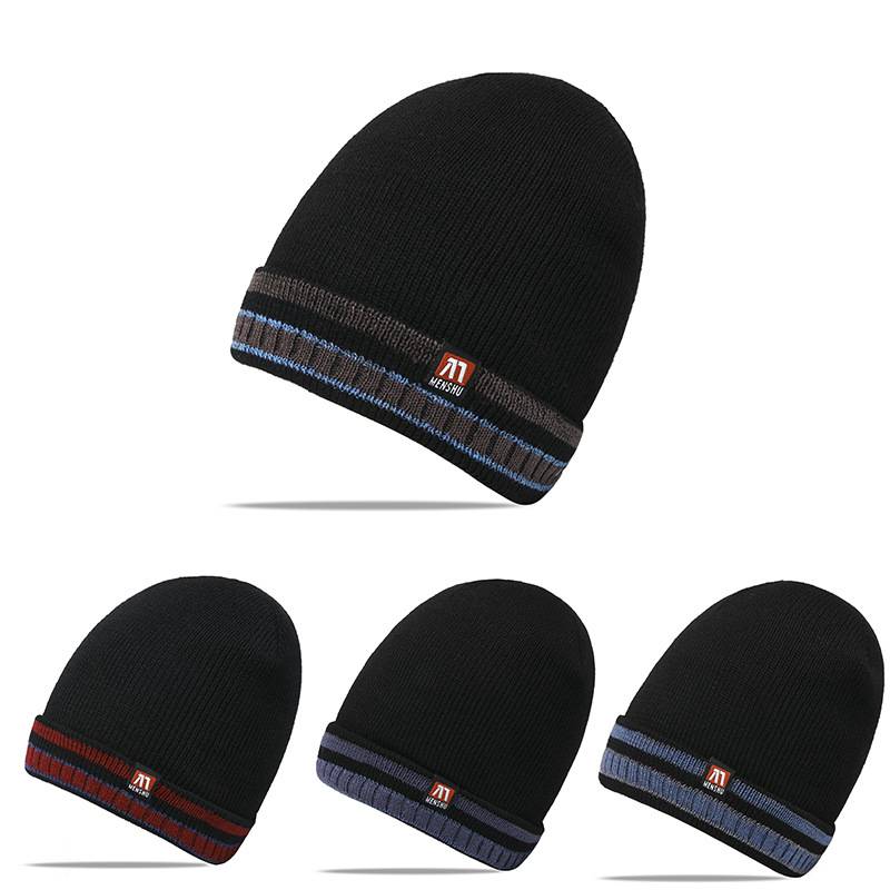 wholesale winter new design warm knitted wool cap hat