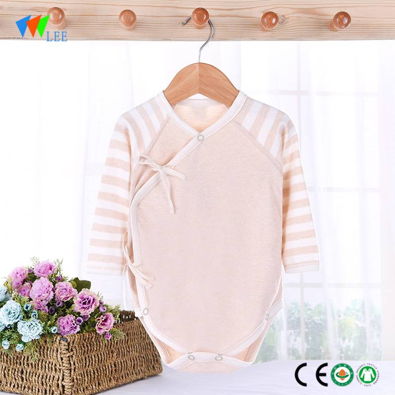 Top quality baby clothing romper organic cotton toddler body-suit baby knitted romper wholesale