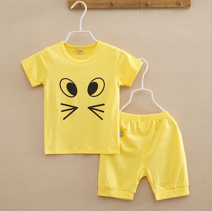 China manufacturer infant clothing set 100% Cotton Knitted baby boys shirt kids wear clothes