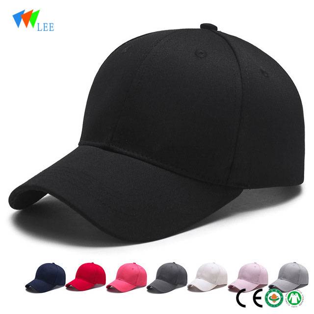 new fashionable 6 panel cotton blank baseball cap