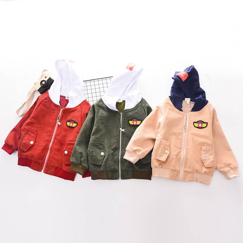Wholesale Boutique Cotton jackets children fashion kids hoody heated coats
