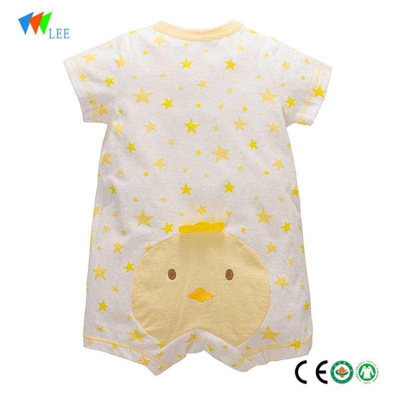 China Supplier Newborn Gift Set - wholesale new design baby clothes short sleeve cotton romper – LeeSourcing