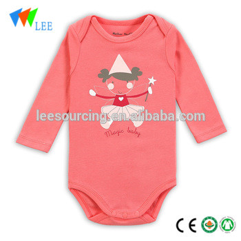 Best Price for 2 Pcs Baby Gift Set - Wholesale exporting US cute girl printing infant jumpsuit long sleeve cotton bodysuit onesie – LeeSourcing