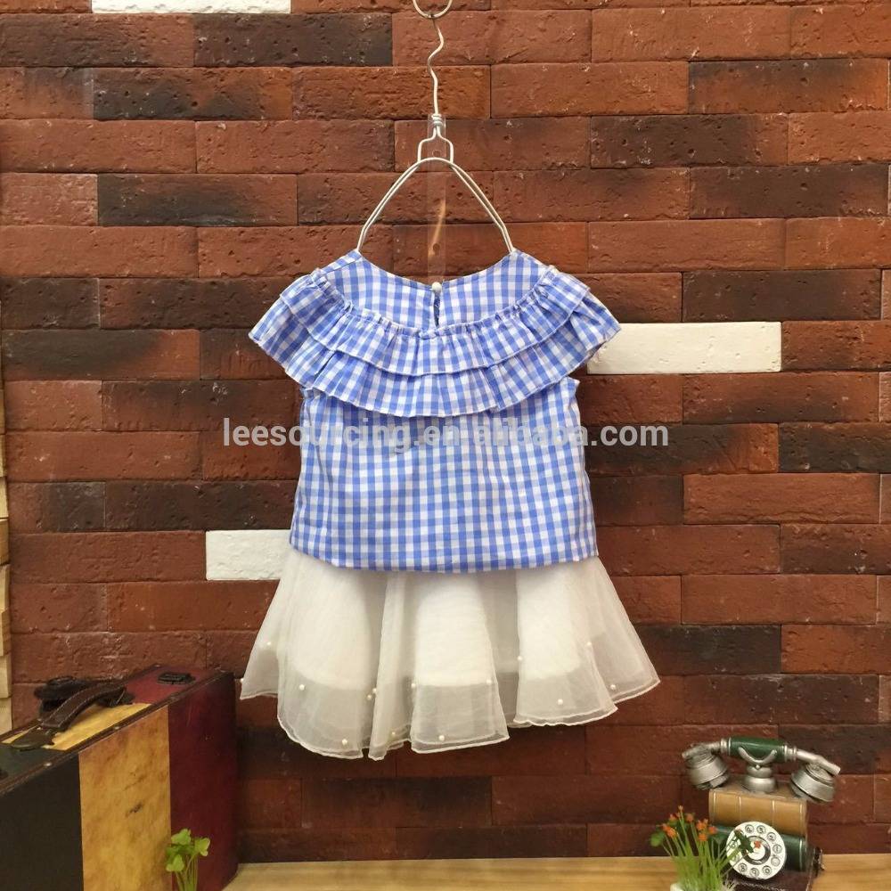 New Fashion Design for Autumn Children Suit - Wholesale summer cotton printing sleeveless girls baby swing top set – LeeSourcing