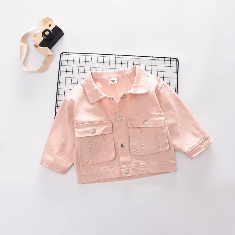 Wholesale 2017 Fashion children denim jacket Baby Girl Coats