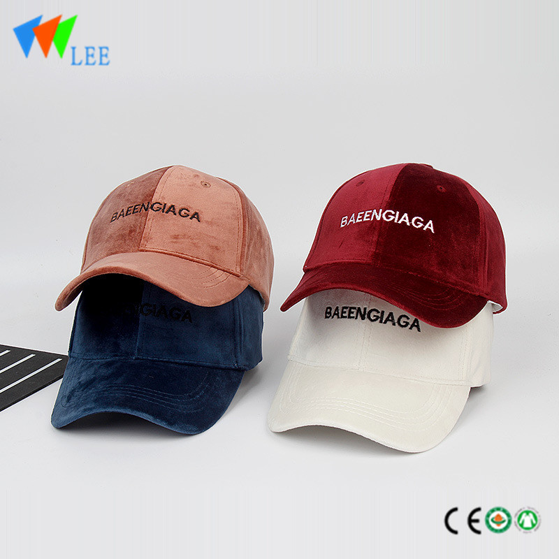 wholesale 100% cotton 6 panel baseball cap adjustable custom logo