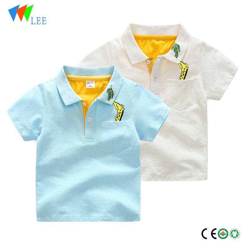 Wholesale summer new style soft T-shirt casual boys kids T-shirt
