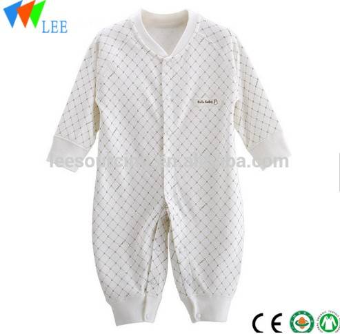 տաք վաճառք մանկական հագուստ romper երկարաժամկետ sleeved հարմարավետ Բամբուկե երեխան romper մեծածախ մանկական հագուստ