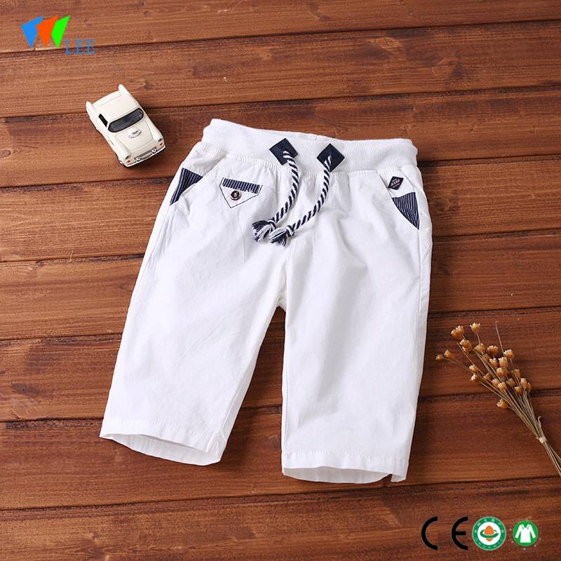 fashion design china manufacture summer comfortable cotton kid shorts baby simple shorts wholesale