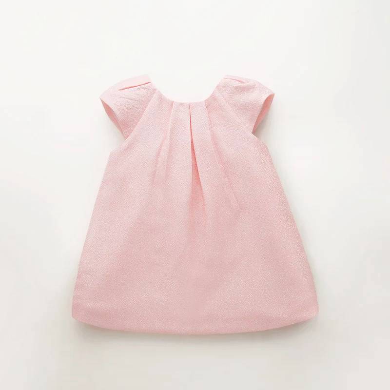 2017 Hot selling vintage-style Cute 100% cotton baby dresses for girls of 5 year old