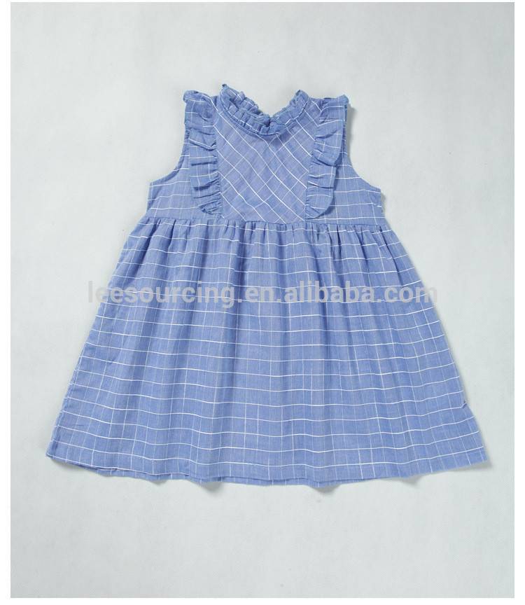 Ny stil, mode baby pige sommer skjorte kjole