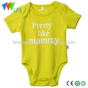 Top quality newborn infant unisex romper 100% cotton baby onesie clothes