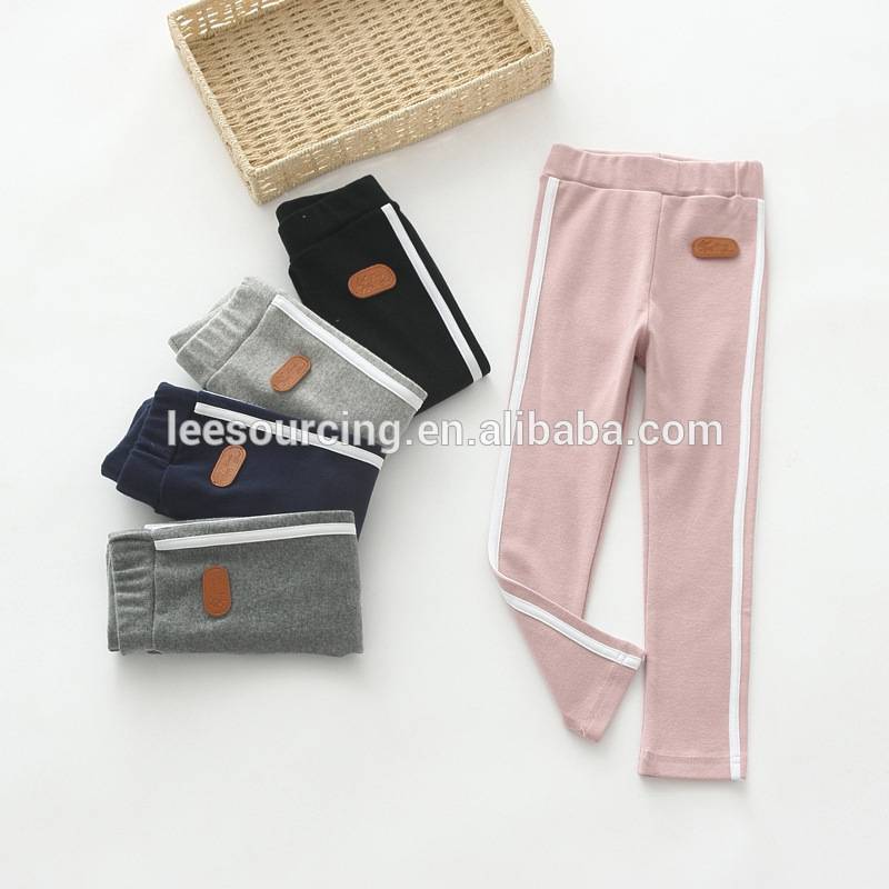 Wholesale casual style cotton girls high quality leggings children