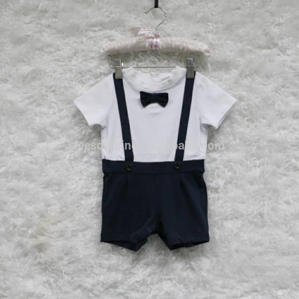 wholesale lovely summer baby fake 2-piece sets onesie bodysuit infants toddlers print rompers