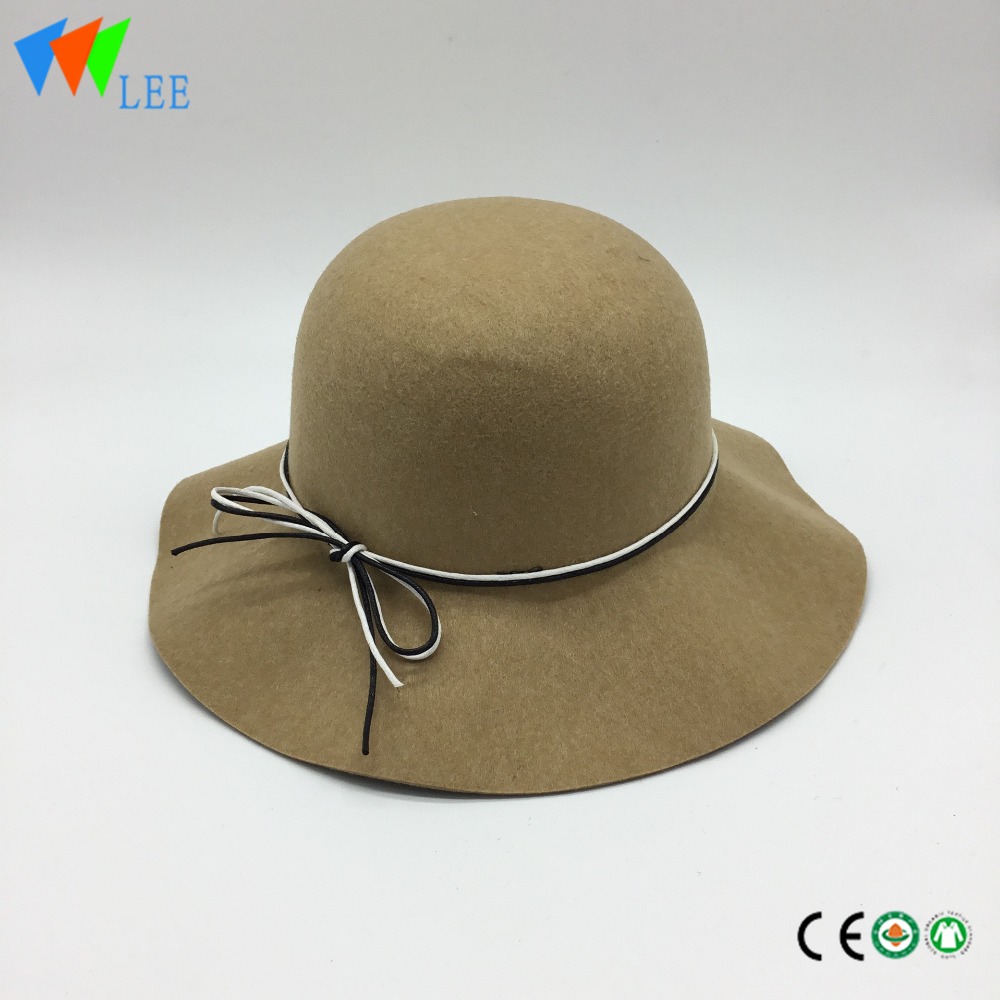 Free sample for White Girls Dress - new style winter fashion wool fedora hats women dome waves woodear – LeeSourcing