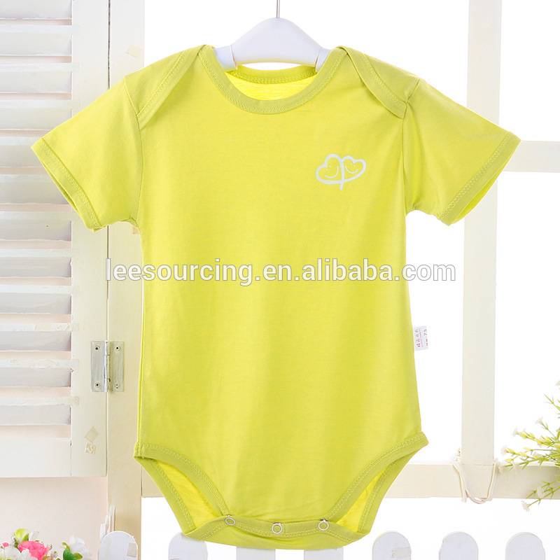 New style baby summer high quality bodysuit soft onesie infant bamboo manufacture