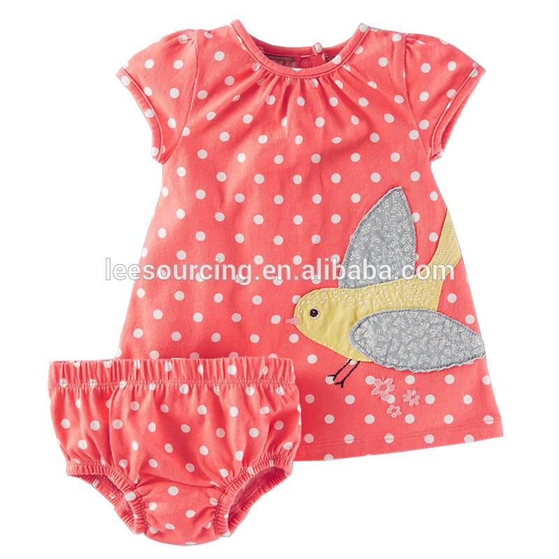 New fashion lovely baby girls tops and blommer 2pc outfits set