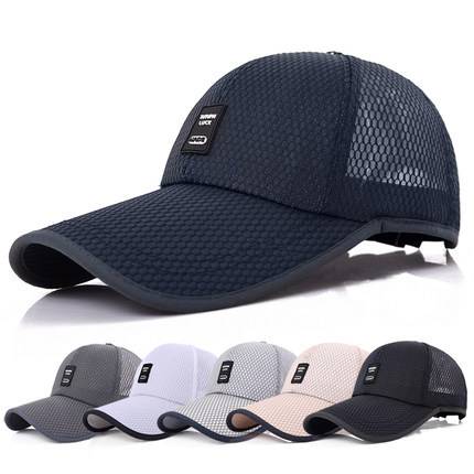 summer custom net breathable baseball cap hat sun protection