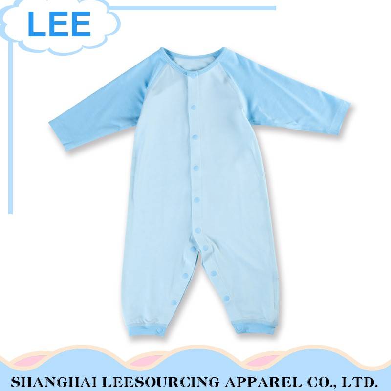 2017 Best Selling Premium Quality plain cotton Baby suits