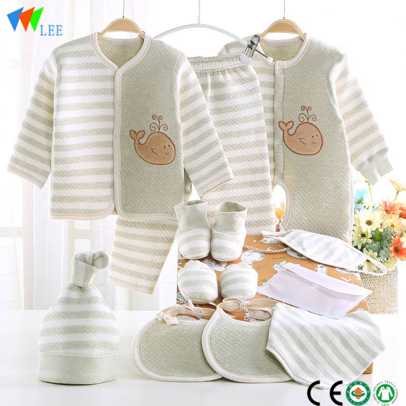 New fashions long-sleeved organic cotton kids romper wholesale baby romper