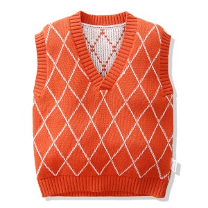 Unisex Baby Knitted Cardigan Cartoon Sweaters Vests