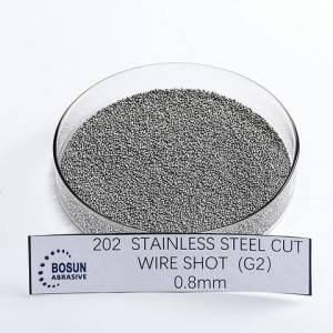 Stainless steel cut wire shot 0.8mm G2