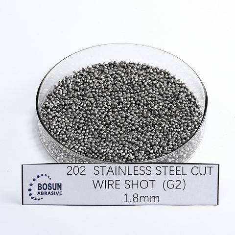 202 stainless steel cut wire shot G2 1.8mm