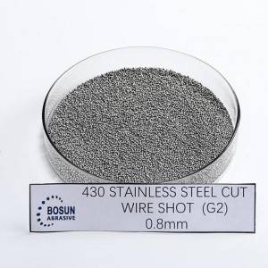 Stainless steel cut wire shot 0.8mm G2