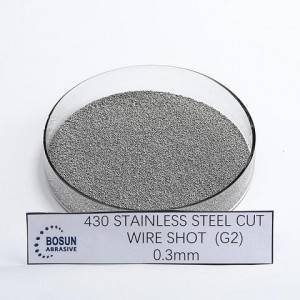 SUS304/430/202 stainless steel cut wire shot 0.3mm G2