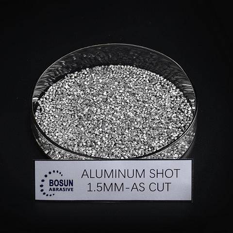 алюминиевая дробь 1,5 мм в виде резки
