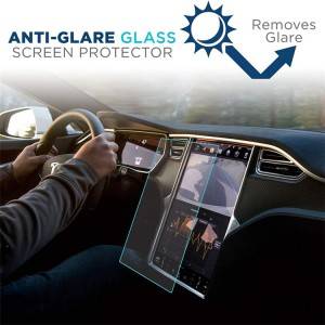 Tempered Glass Screen Protector For Tesla GPS Screen Model S Model X