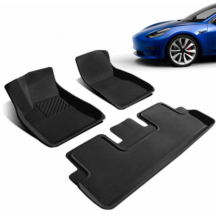 Waterproof Car Foot Mat Tesla Model 3 Universal Car Mats For Women Featured Image