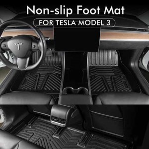 Factory Unique Waterproof Diamond Car Mats For Women For Tesla Model 3