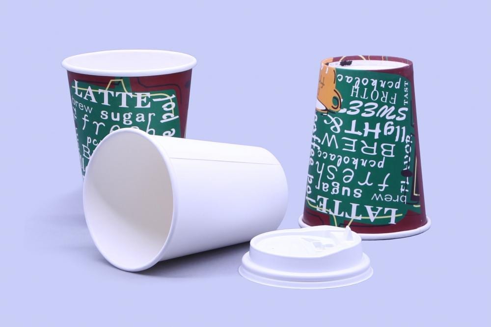 OEM Manufacturer Amazon Prime Bocce Ball - Insulated printed coffee paper cup – Aobang detail pictures