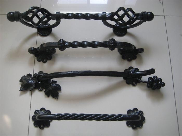Forged Wrought Iron Gate Handle
