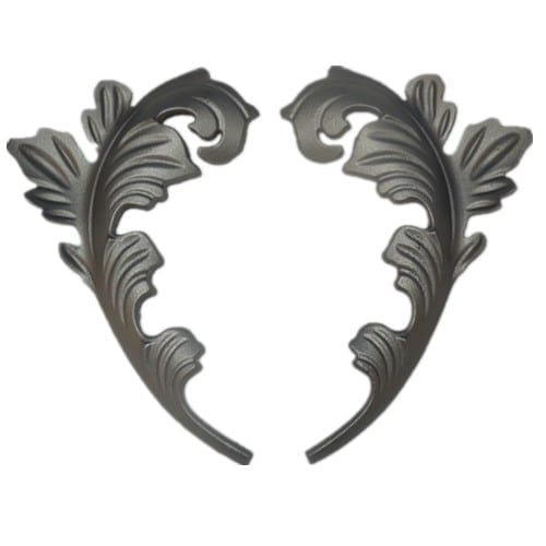 Factory wholesale Paper Marble Maze - Cast Iron Gate Ornaments Leaves and Flowers – Aobang