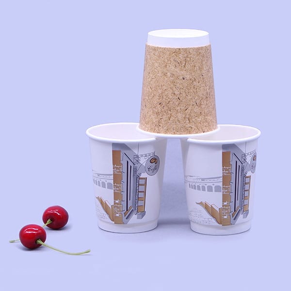 Factory Free sample Mini Disposable Coffee Cups With Lids - Disposable double wall paper cups and coffee cups – Aobang
