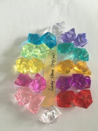 Free sample for Marble Frenzy Run - Wholesale Colorful Acrylic Lucky Stone for Decoration – Aobang