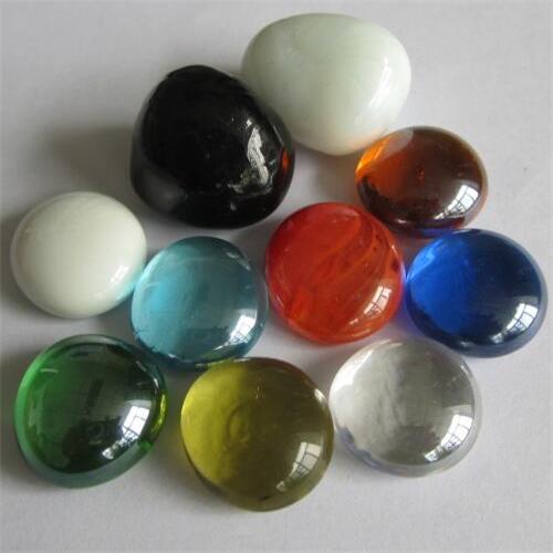 Factory best selling Ancient Egyptian Glass Beads - 17-19mm colorful wholesale glass gems – Aobang detail pictures