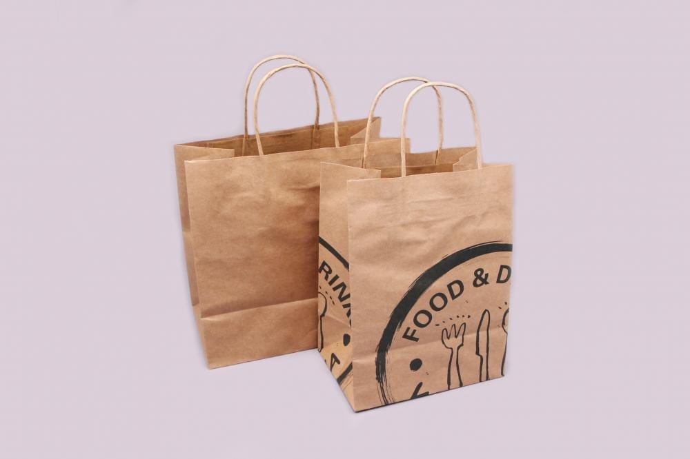 High Performance Costa Paper Cups - Shopping  kraft paper bag – Aobang