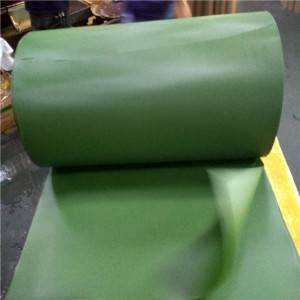 Matte green PVC Sheet/film material for artificial grass