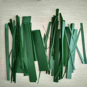 Matte green PVC Sheet/film material for artificial grass