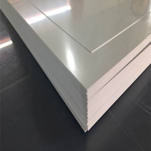 White high gloss pvc sheet for printing
