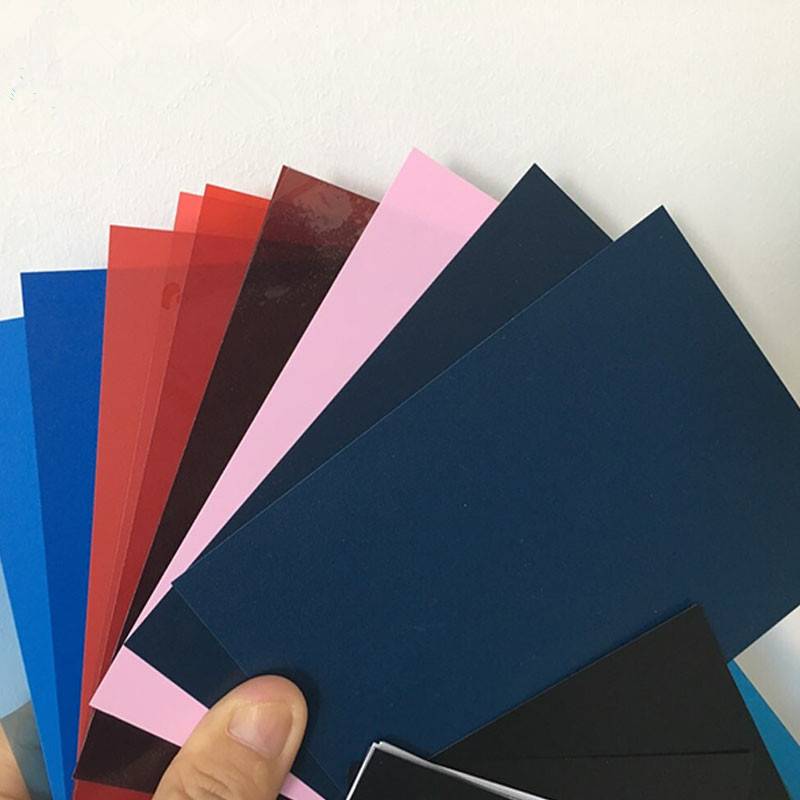 Customized color rigid PVC Sheet 0.2-6mm thickness Featured Image