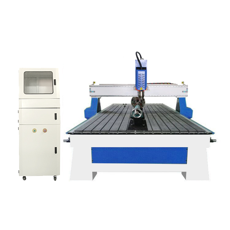 Hot-selling Cnc Router Engraving Machine - 4 axis CNC router Machine 1325 with Aluminum T-slot table  – Geodetic CNC