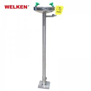 Excellent quality China 304 Stainless Steel Emergency Foot Treadle Conbination Safety Eye Wash Shower