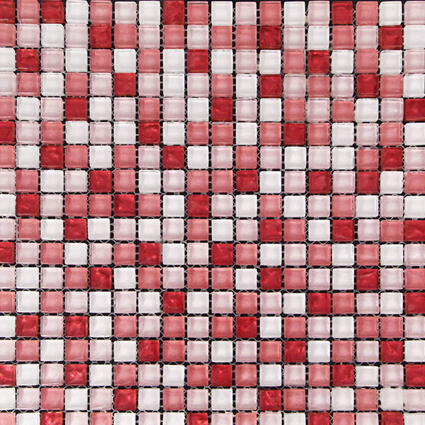 mosaic tiles, red mosaic tiles